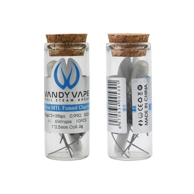 Vandy Vape Superfine MTL Fused Clapton A1 30ga*2+38ga 0.99ohm Prebuilt Coils